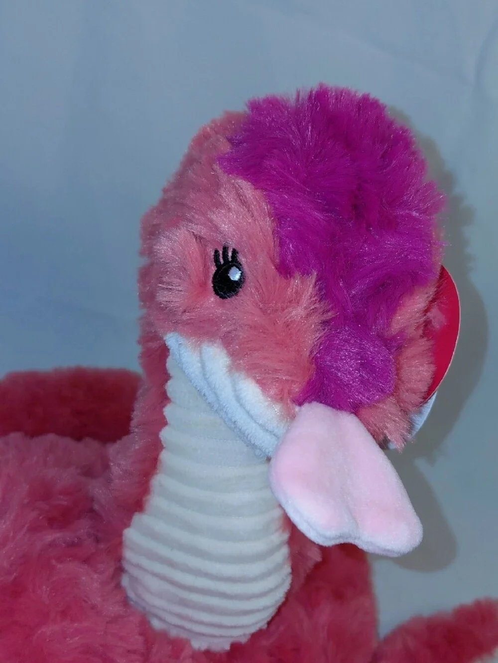 Gigglescape Snake Plush Pink Heart Tongue Stuffed Animal NWT Valentine's Day